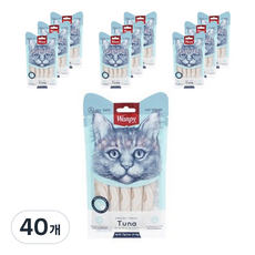 완피 크리미 퓨레 14g x 5p, 참치 + 대구 혼합맛, 40개
