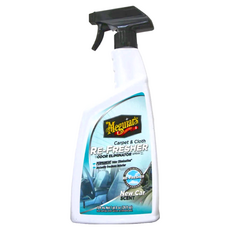 Meguiar's 美光 Carpet & Cloth 除臭清新劑 噴霧, 永久消除異味, 立即清新內飾, 新車香味 709mL, 1瓶