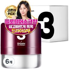 트리트룸 3D 오일캐쳐 드라이샴푸, 6개, 4g