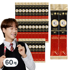 풍년보감 6년근 고려홍삼정 투데이굿타임 골드 홍삼스틱 벌크포장, 10g, 60개