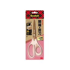 3M Scotch 二合一開箱剪刀，鈦金屬8吋，易剪快拆開箱神器, SS-U-T8, 1支