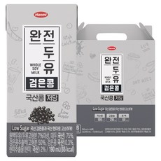 Whole Soymilk 微糖黑豆奶, 190ml, 16個