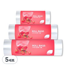 EZn이지엔 위생 롤백 소형 17cm X 25cm 200매 + 중형 25cm X 35cm 200매 + 대형 30cm X 40cm 200매, 혼합, 600개입, 5세트
