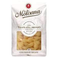la Molisana 茉莉 石臼碾磨 義大利貝殼麵 n25, 500g 杜蘭小麥, 1包
