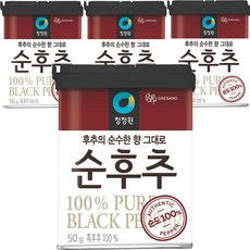 청정원 순후추, 50g, 4개