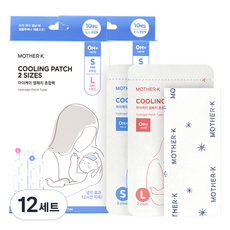 마더케이 영유아용 열패치 해열시트 소 6p + 대 4p 세트, 12세트