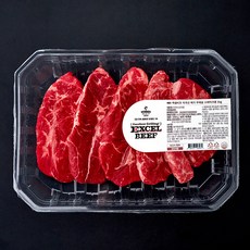 카길엑셀 미국산 메가 부채살 스테이크용 (냉장), 1kg, 1개