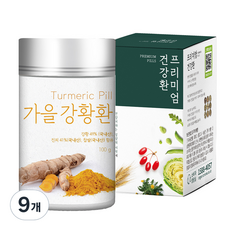 가을 강황환, 9개, 100g