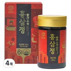 천지인 홍삼정 수작, 240g, 4개