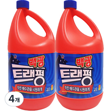 백광 트래펑 배수구세정제, 4L, 4개 4L, 4개