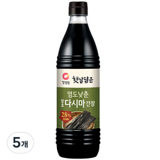 청정원 햇살담은 염도낮춘 발효다시마 간장