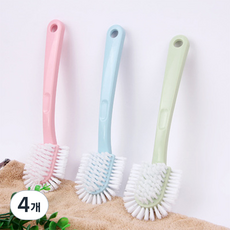 편리 라운드 운동화솔, 랜덤발송, 4개 랜덤발송, 4개