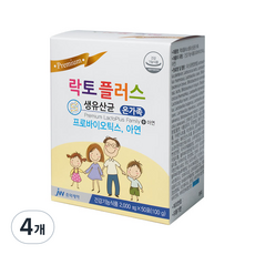 중외제약 락토플러스 온가족 생유산균, 100g, 4개