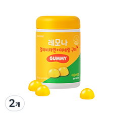 레모나 멀티비타민 + 미네랄 구미, 60정, 2개 60정, 2개