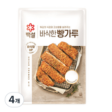 백설 빵가루, 1kg, 4개