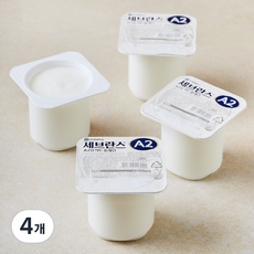 연세유업 세브란스 A2 요거트 플레인 4개입, 80g, 4개