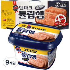 농심 덴마크 튤립 햄 클래식, 1.02kg, 3개