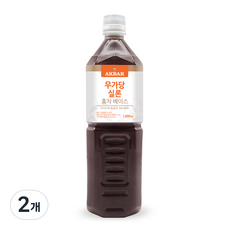 아크바 무가당 실론 홍차베이스, 1L, 2개