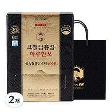 고철남홍삼 하루한포 홍삼스틱, 1L, 2개