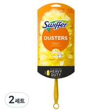 스위퍼 더스터 360 먼지떨이 스타터 키트 손잡이 30cm + 리필 2p, 혼합색상, 2세트 혼합색상, 2세트