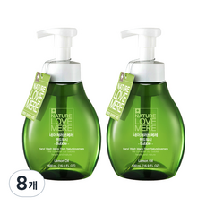 네이쳐러브메레 유아 핸드워시 거품 리필형, 레몬향, 500ml, 8개