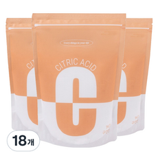 비즐리 프리미엄 구연산, 1kg, 18개