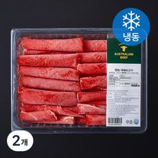 호주산 만능 대패소고기 (냉동), 500g, 2개