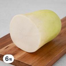 국내산 친환경 절단무, 400g, 1개, 6개