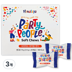 히말라야 파티피플 숙취해소제 츄어블 캔디 20p 70g 3개