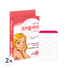 헬스덤 티트리 트러블 패치 투명, 80매입,