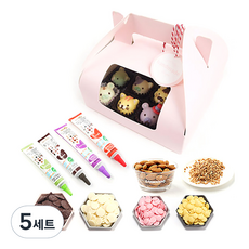 動物臉巧克力製作組, 5套, 16種成分