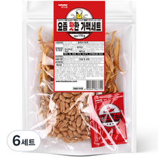 바다원 요즘핫한 가맥 먹태구이 50g + 튀김땅콩 100g + 소스 20g 세트, 6세트