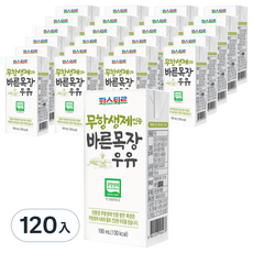Pasteur 正直牧場 無抗生素牛奶, 190ml, 120入