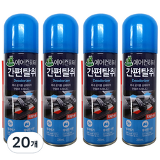 청개구리 에어컨히터 간편 차량용탈취제, 220ml, 20개