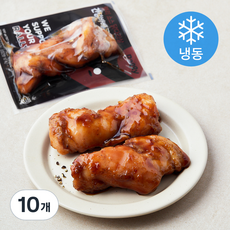 Rally 소스 닭다리살 간장바베큐맛 (냉동), 100g, 10개