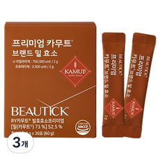 뷰틱 카무트 브랜드 밀 효소 30p, 60g, 3개