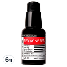 더마팩토리 레드 아크네 필, 30ml, 6개