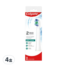 Colgate 高露潔 3D音波極淨電動牙刷 替換刷頭 2入, PROCLINICAL 150 REFILL, 4盒