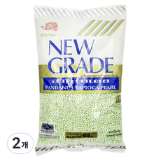 New Grade木薯粉 珍珠 綠色, 2個, 400g, 1件