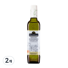 올레오에스테파 유기농 엑스트라 버진 올리브오일, 2개, 500ml