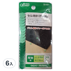 cl32-001平待針(太)20本入, 6入