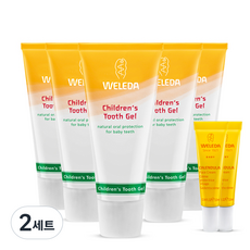 벨레다 어린이 치약 50ml x 5p + 카렌듈라 미니어쳐 10ml x 2p 세트, 2세트