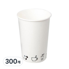 더빈썸 드로잉 종이컵 240ml, 300개입, 1개