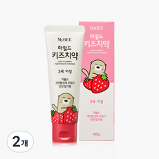 마이비 마일드 키즈치약 딸기향, 100g, 2개