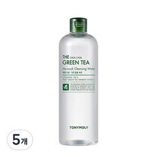 토니모리 더촉촉 그린티 클렌징워터, 500ml, 5개