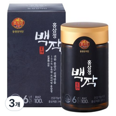 천지인 홍삼정 백작, 240g, 3개