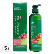 Only Jeju 아일랜드 스토리 백년초 에센스 바디로션, 600ml, 5개