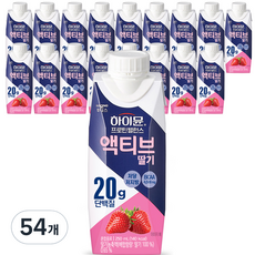 하이뮨 프로틴 밸런스 액티브 딸기, 250ml, 54개 250ml, 54개