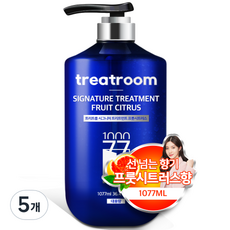 트리트룸 시그니처 대용량 트리트먼트 프룻시트러스향, 1077ml, 5개