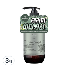 플루 테라피 바디워시 바질 유칼립투스향, 500g, 3개 - 플루드시움